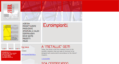 Desktop Screenshot of euroimpiantiscaffalature.com